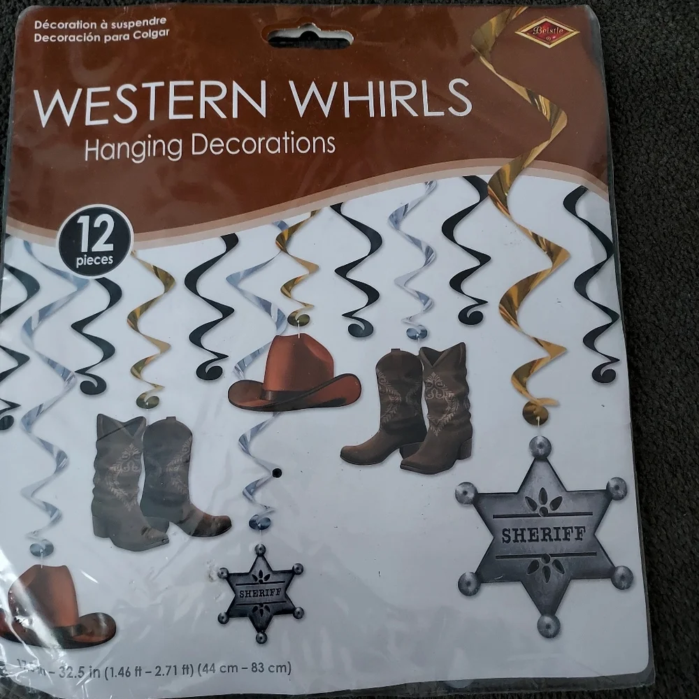 New Western Cowboy Horse Equestrian themed party decoration & balloons